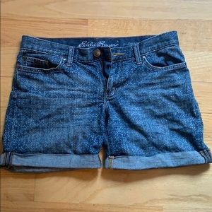 Eddie Bauer Boyfriend Fit denim shorts